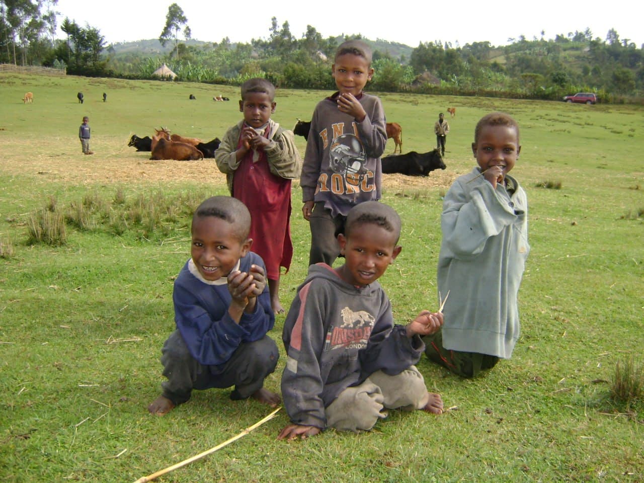 Children in one of RLDO's rural program communities